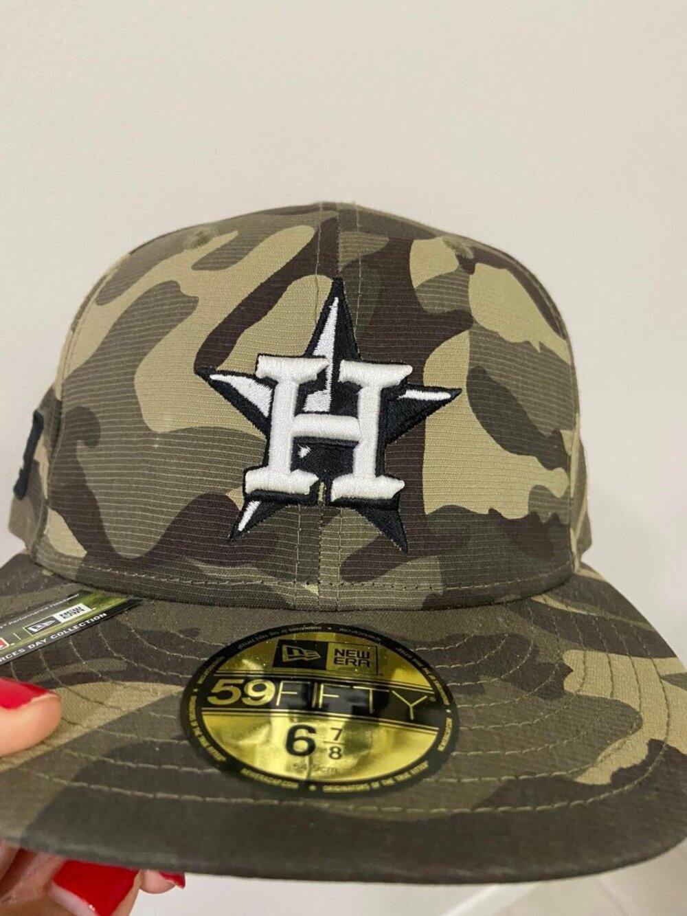 NEW ERA Houston Astros Baseball estilo military  Cap Size 6-7/8